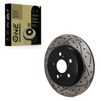 Rotor de frein à disque percé à fente (1 pièce seulement) pour Toyota Corolla