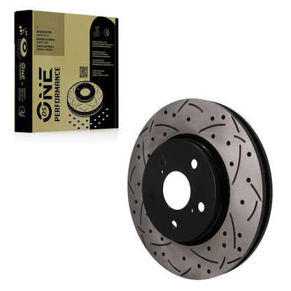 Rotor de frein à disque percé perforé avant (1 pièce seulement) pour Toyota C-HR