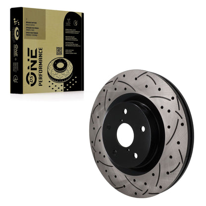 Rotor de frein à disque perforé perforé à l'avant (1 pièce seulement) pour Subaru Forester