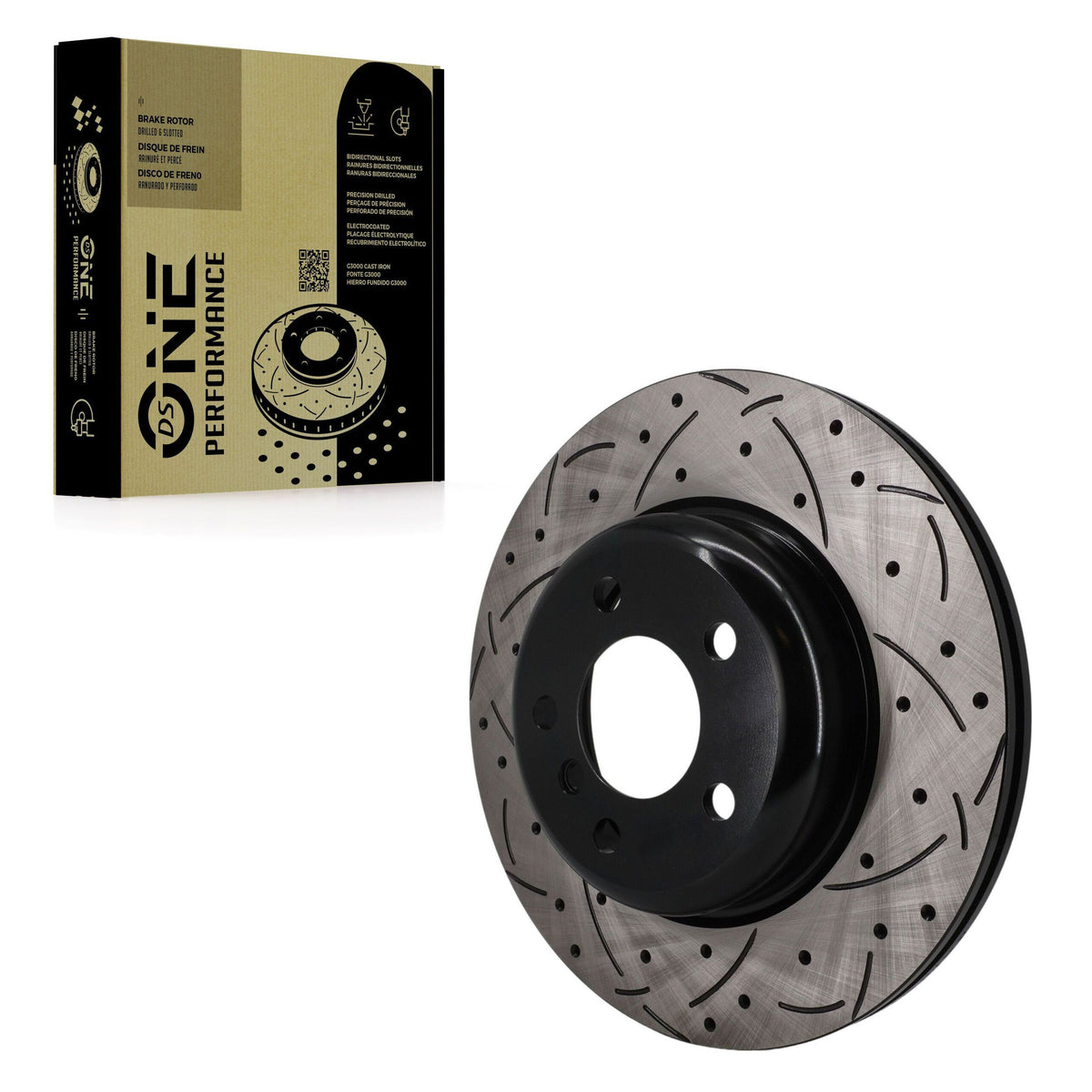 Rotor de frein à disque perforé perforé avant (1 pièce seulement) pour BMW 528i xDrive
