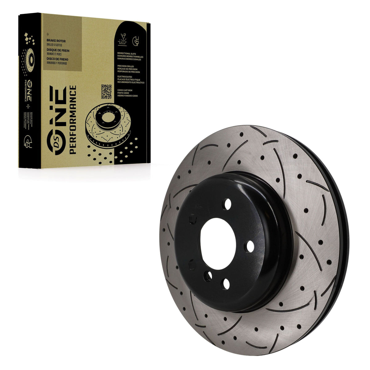 Rotor de frein à disque perforé perforé avant (1 pièce seulement) pour BMW 535i xDrive
