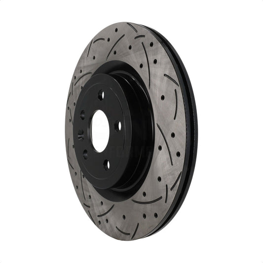 Rotor de frein à disque fendu percé à revêtement arrière (1 pièce seulement) pour Jaguar F-Pace