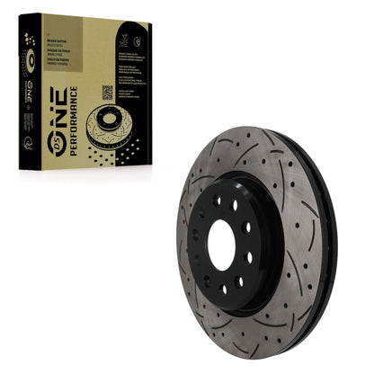 Rotor de frein à disque perforé perforé avant (1 pièce seulement) pour Jeep Grand L