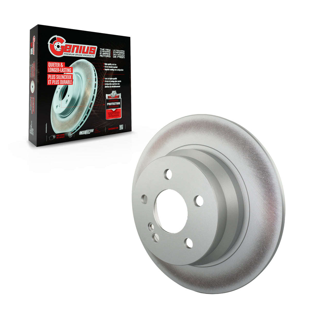 Rotor de frein à disque enrobé arrière (1 pièce seulement) pour Mercedes-Benz E350 E320 E250 E63