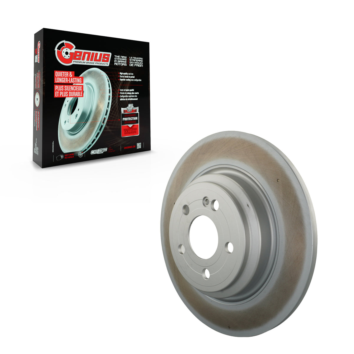 Rotor de frein à disque enrobé arrière (1 pièce seulement) pour Mercedes-Benz GLE350 GCR-G8492