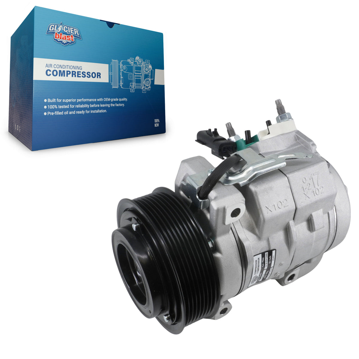 Climatiseur Compresseur AC avec embrayage pour Ram 2500 3500 Dodge 4500 5500 6,7L
