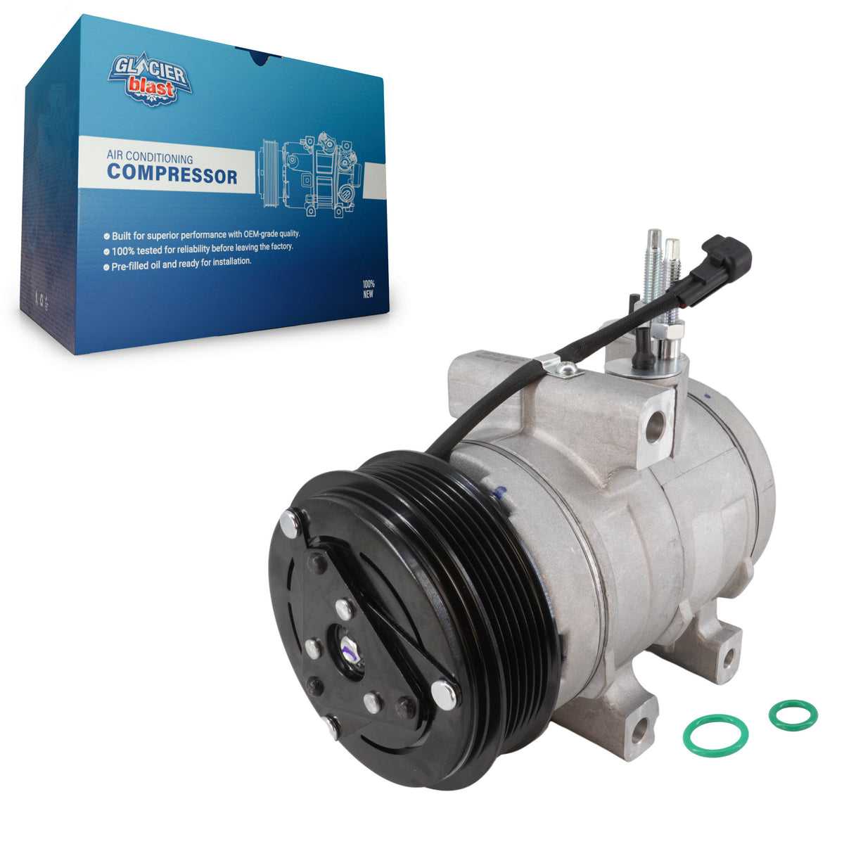 Compresseur AC avec embrayage pour Ford E-350 Super Duty E-250 Mustang E-150 E-450