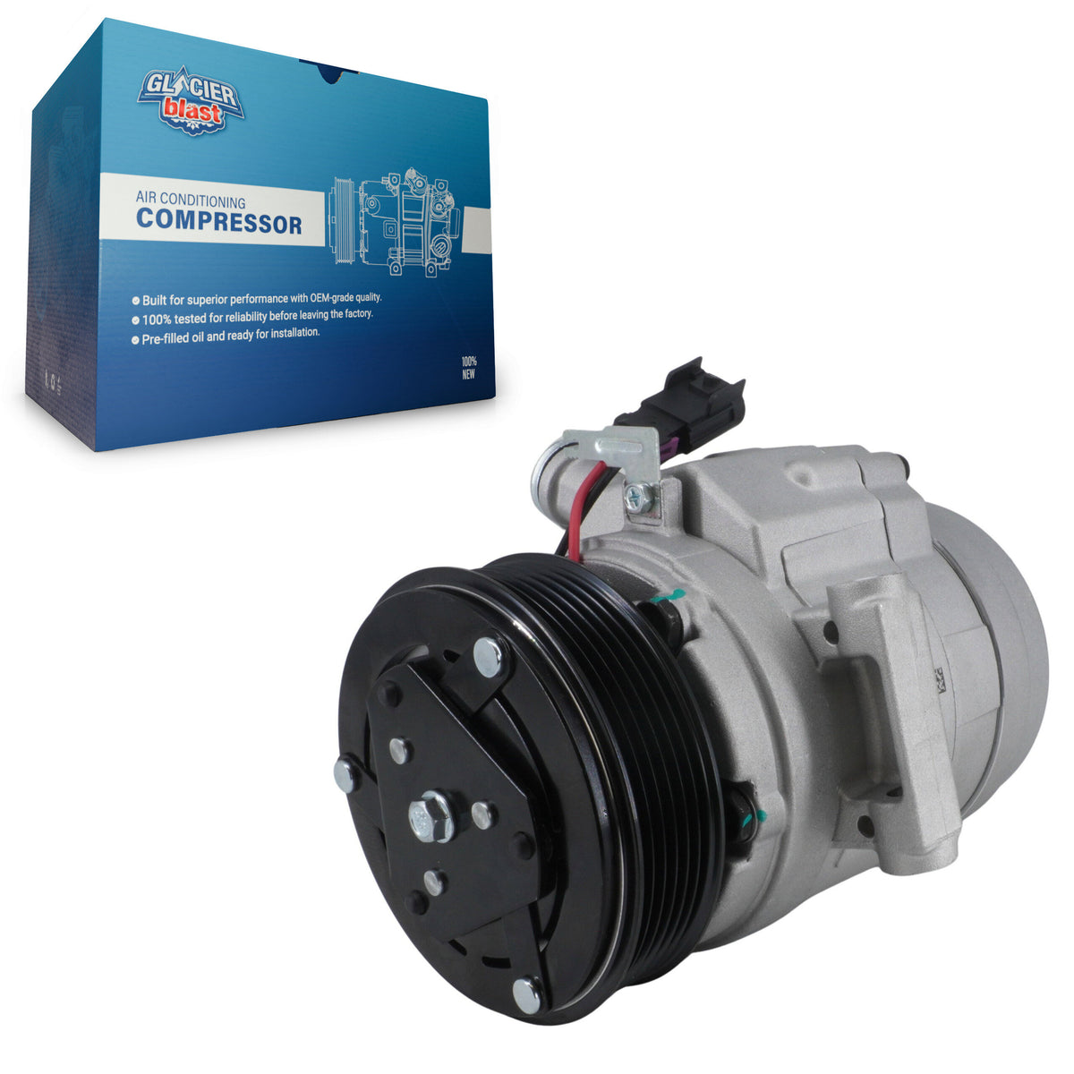 Climatiseur Compresseur AC avec embrayage pour Ford Fusion Lincoln MKZ 3.5L