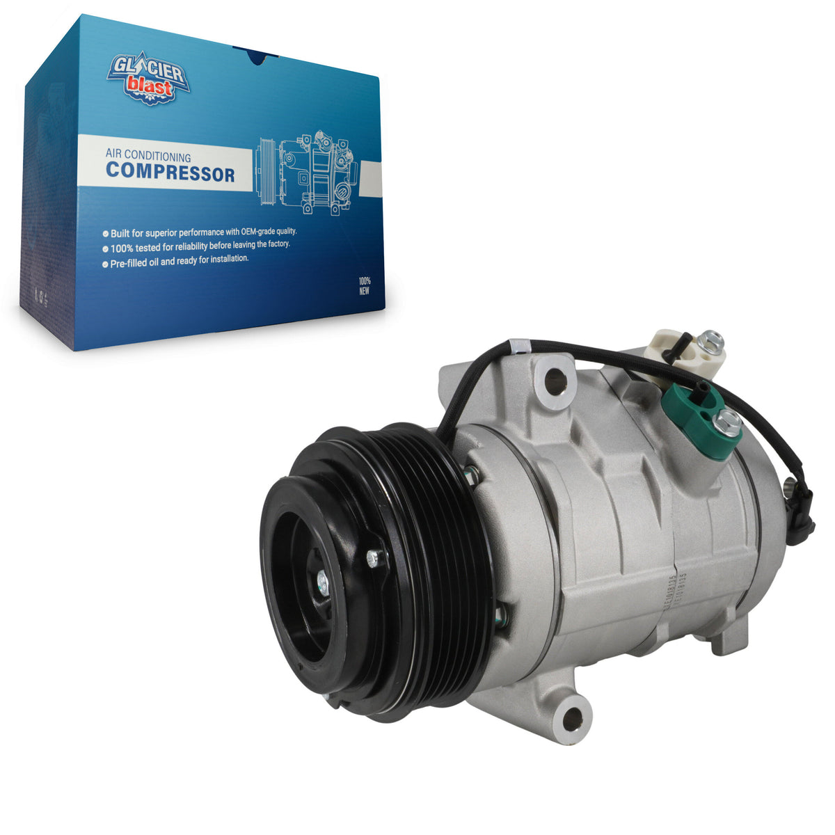 Climatiseur Compresseur AC avec embrayage pour 2007-2010 Ford Edge Lincoln MKX 3.5L
