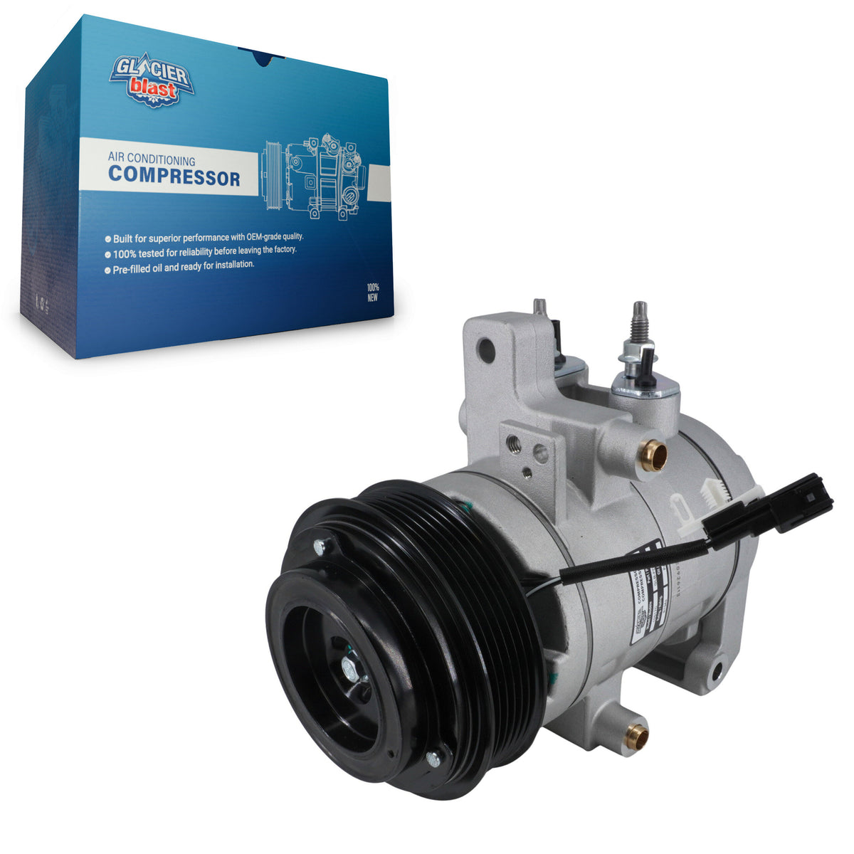 Climatiseur Compresseur AC avec embrayage pour Ford Mustang GLB-FD12952