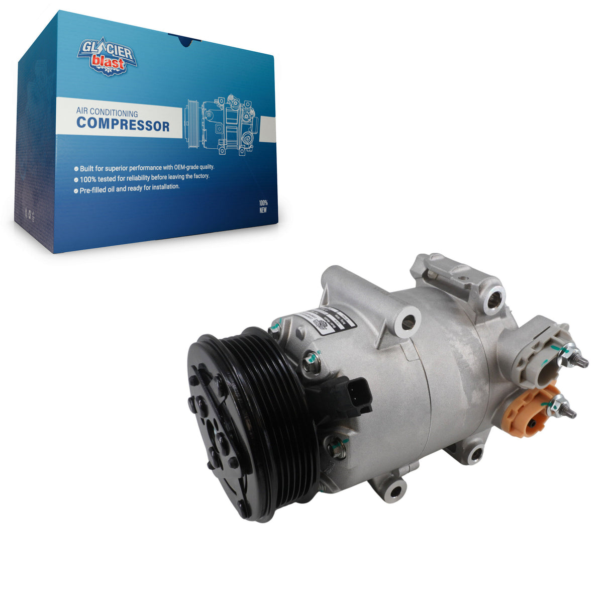 Compresseur AC avec embrayage pour Ford Fiesta 1.6L 2014-2019