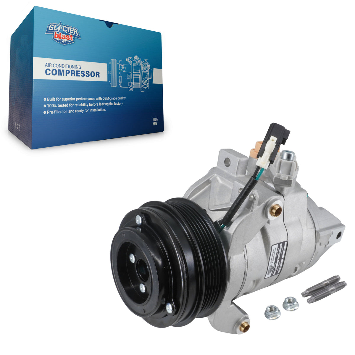 Compresseur AC avec embrayage pour Ford F-150 2.7L GLB-FD13223