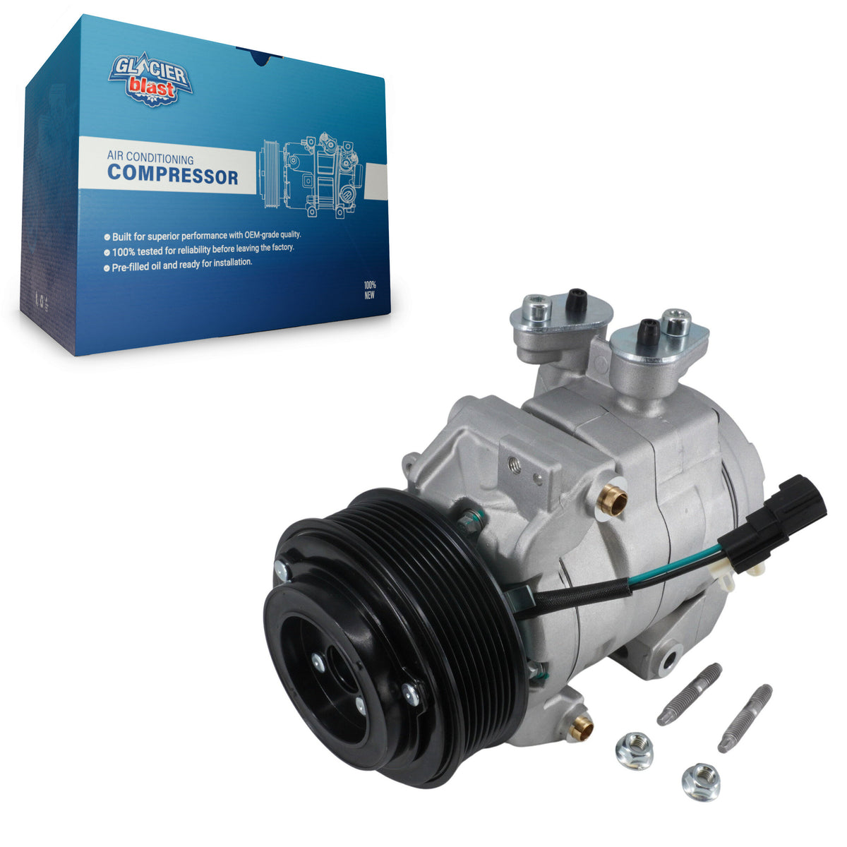Compresseur AC avec embrayage pour Ford F-350 Super Duty F-250 F-450 F-550 F-600 6,7L