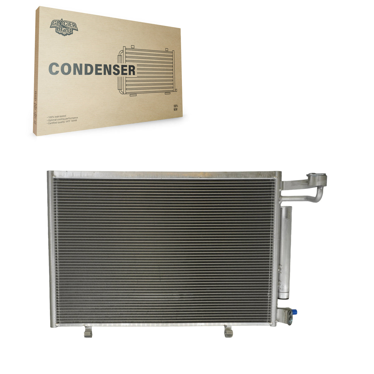 Climatiseur Condenseur AC pour Ford Fiesta 2011-2013 GLB-FD3881
