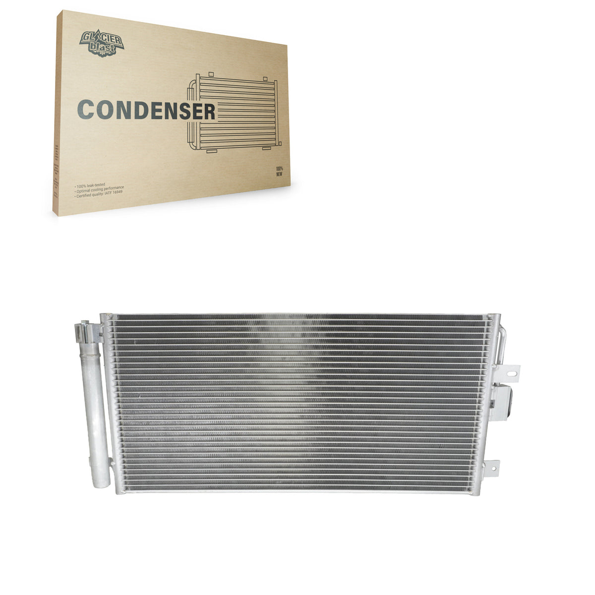 Climatiseur Condenseur AC pour 2012-2019 Fiat 500 GLB-FI3987