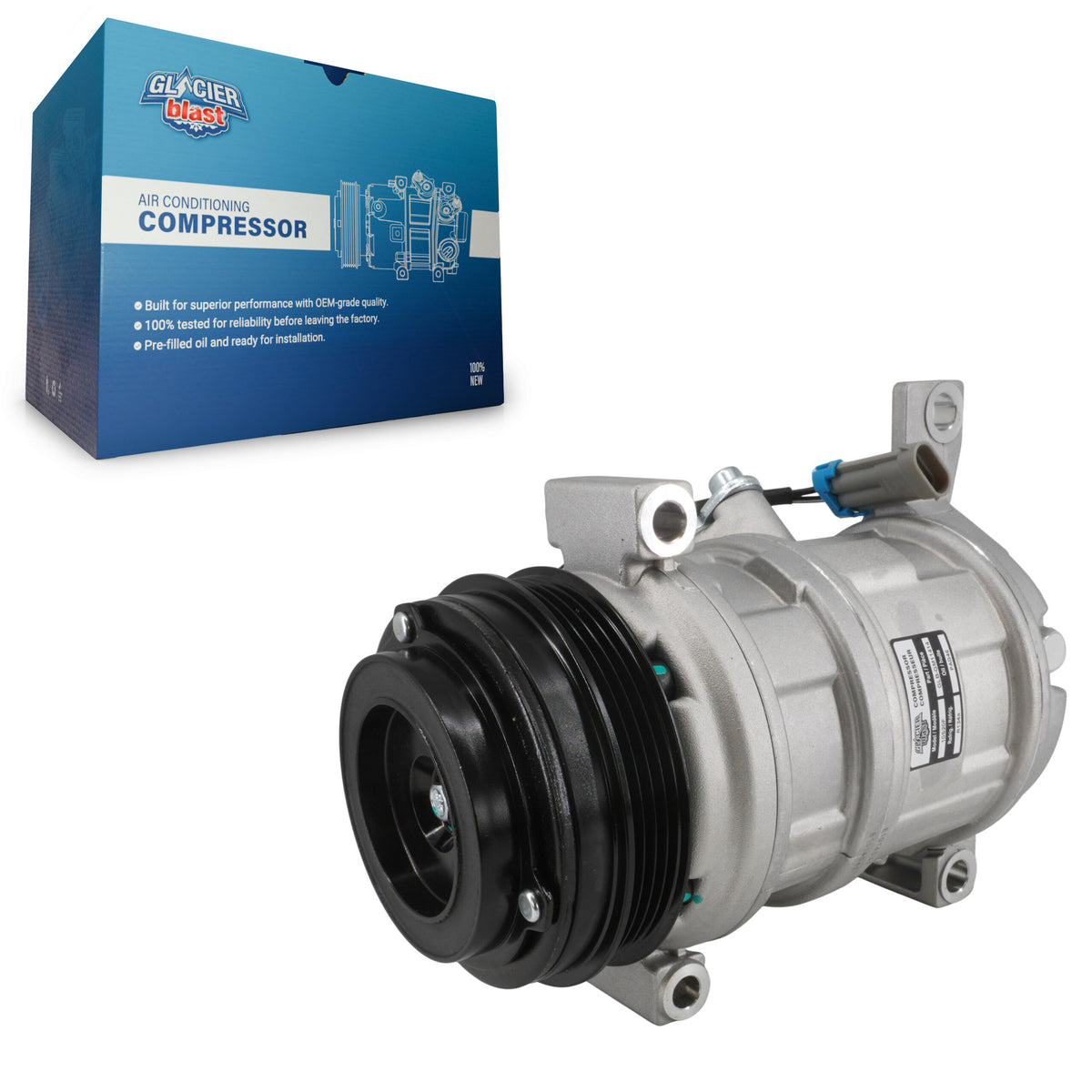 Compresseur AC pour Chevrolet GMC Sierra 1500 Silverado 2500 HD Savana Express XL