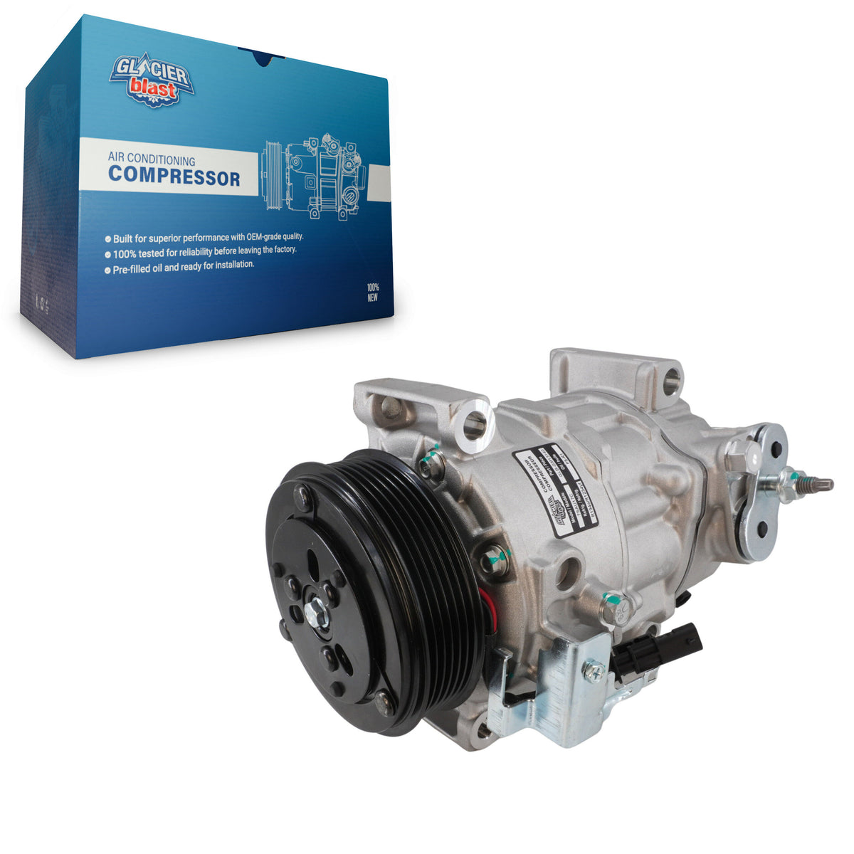 Compresseur AC avec pour GMC Chevrolet Sierra 2500 HD Silverado 3500 4500 5500 6500