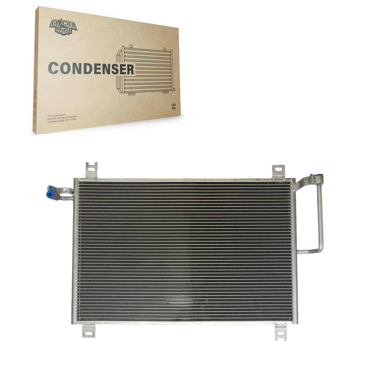Condenseur AC pour Chevrolet GMC Trailblazer Envoy XL EXT Buick Rainier Oldsmobile