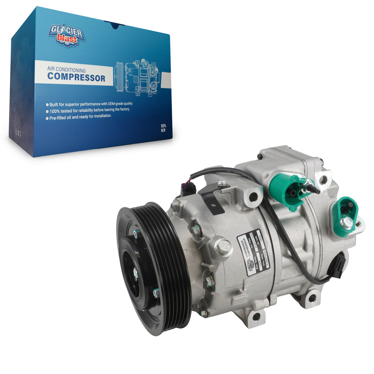 Climatiseur Compresseur AC avec embrayage pour Kia Sorento Hyundai Santa Fe XL