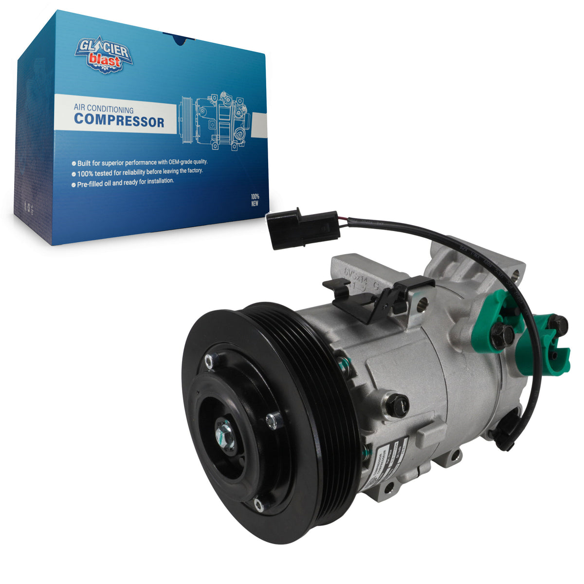 Compresseur AC avec embrayage pour Hyundai Elantra Kia Soul GT Forte5 Forte Koup 1.6L
