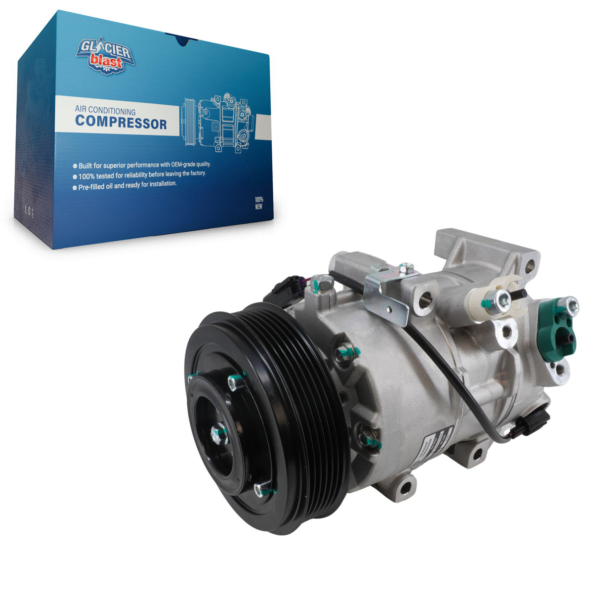 Compresseur AC avec embrayage pour Hyundai Tucson 1.6L GLB-HY13278