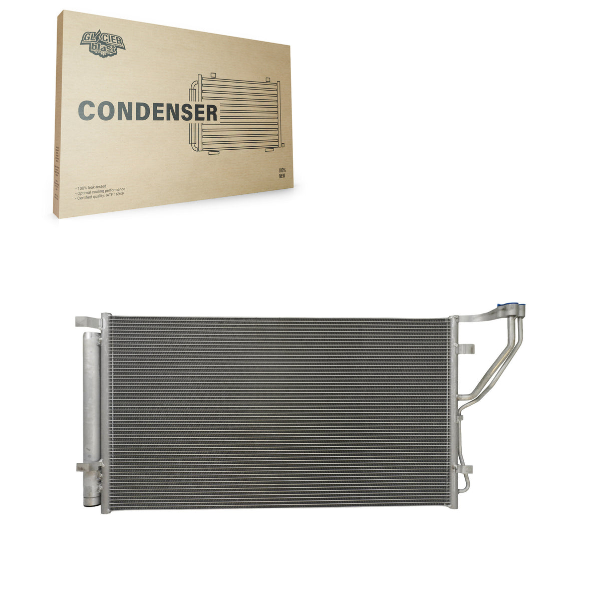 Climatiseur Condenseur AC pour Hyundai Sonata Kia Optima Azera GLB-HY3888