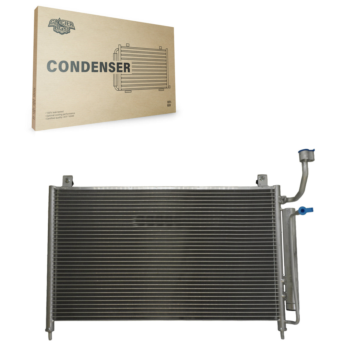 Climatiseur Condenseur AC pour 2011-2014 Mazda 2 GLB-MZ3891