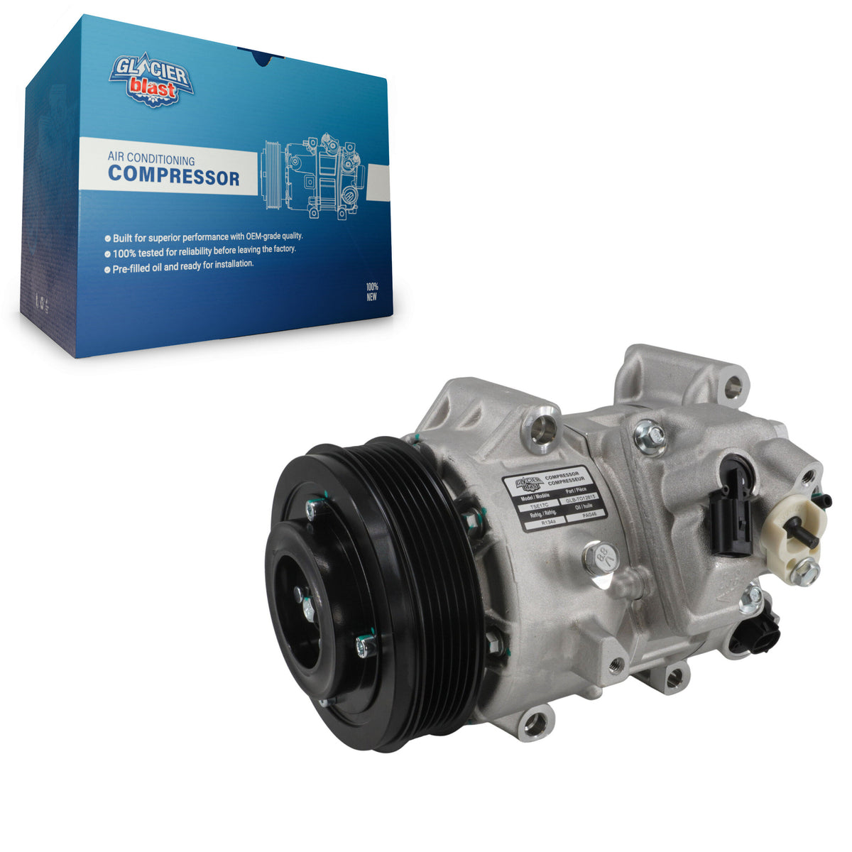 Compresseur AC avec embrayage pour Toyota RAV4 Camry Sienna