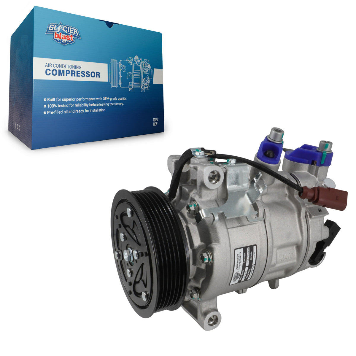 Compresseur AC avec embrayage pour Volkswagen Tiguan Jetta Taos Golf GTI R Audi S3