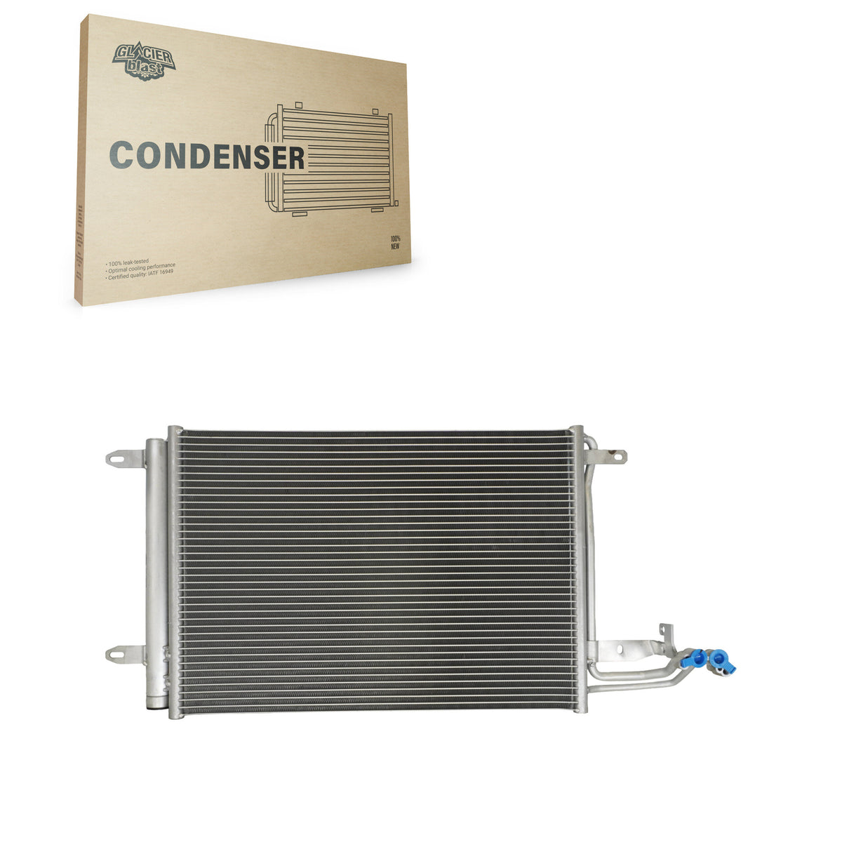 AC Condenseur pour Volkswagen Jetta Golf Rabbit City GTI Audi Eos A3 Quattro TT
