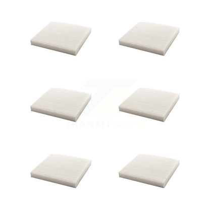 Filtre à air d'habitacle (paquet de 6) pour Honda Civic CR-V HR-V adapté à Acura Odyssey RDX MDX