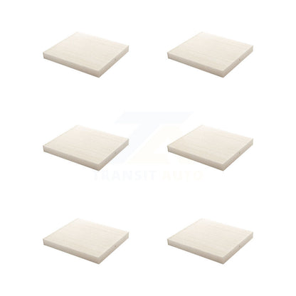 Filtre à air d'habitacle (paquet de 6) pour Hyundai Santa Fe Sonata Kia Optima Azera Magentis