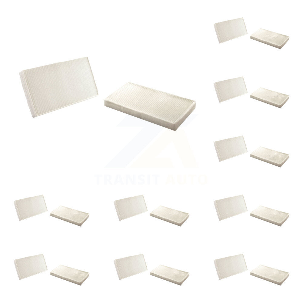 Filtre à air d'habitacle (paquet de 10) pour Chevrolet GMC Silverado 1500 Sierra 2500 HD 3500