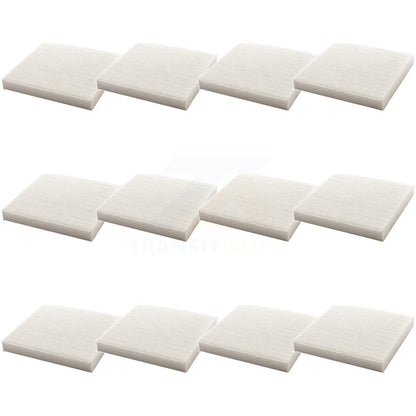Filtre à air d'habitacle (paquet de 12) pour Honda Civic CR-V HR-V adapté à Acura Odyssey RDX MDX