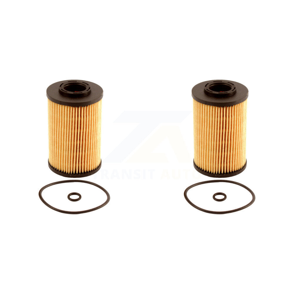 Filtre à huile à cartouche moteur (paquet de 2) pour Hyundai Santa Fe Genesis Coupé Sonata