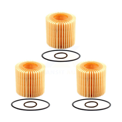 Filtre à huile à cartouche moteur (paquet de 3) pour Toyota Corolla Matrix C-HR Prius Vibe