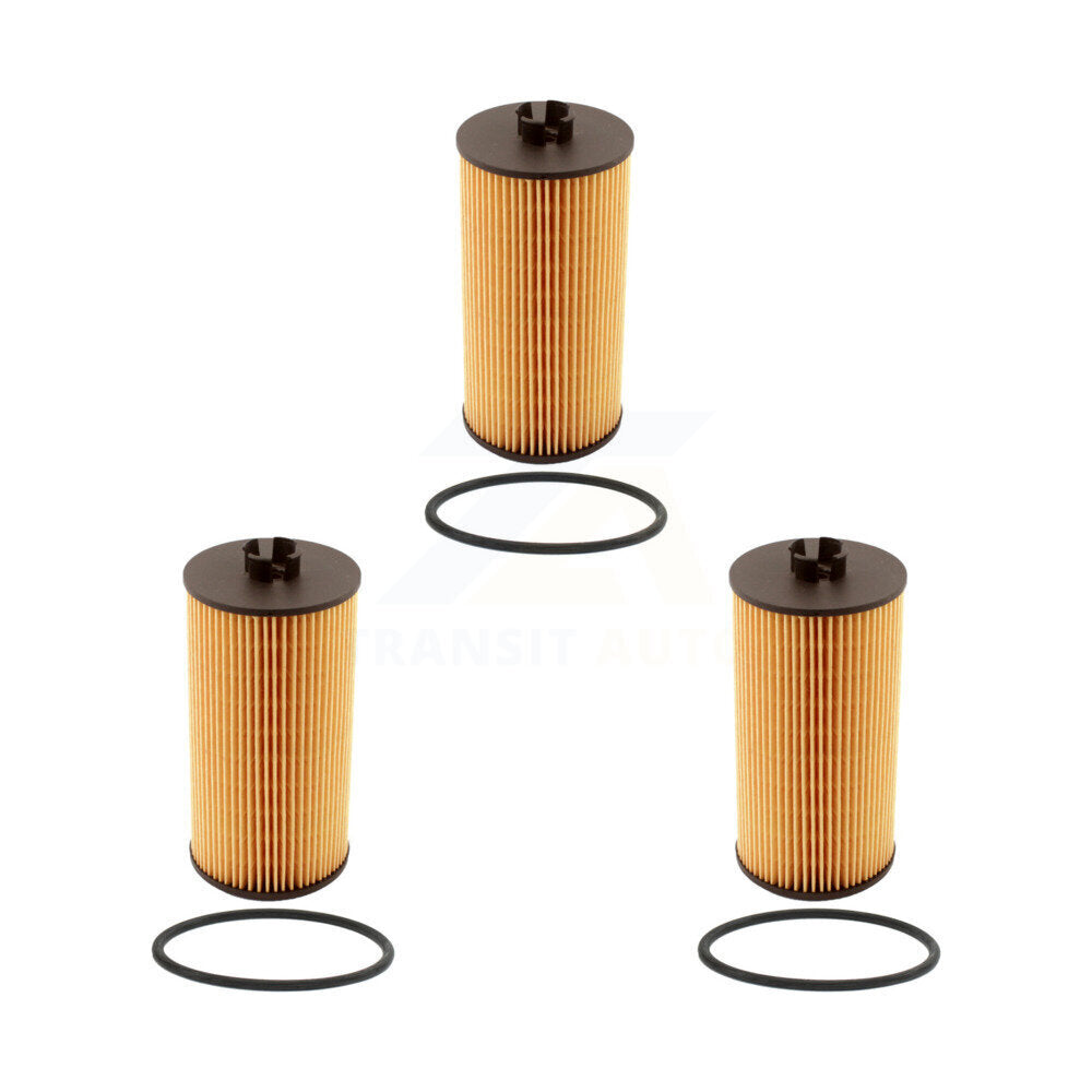 Filtre à huile à cartouche moteur (paquet de 3) pour Ford F-350 Super Duty F-250 E-350 Club