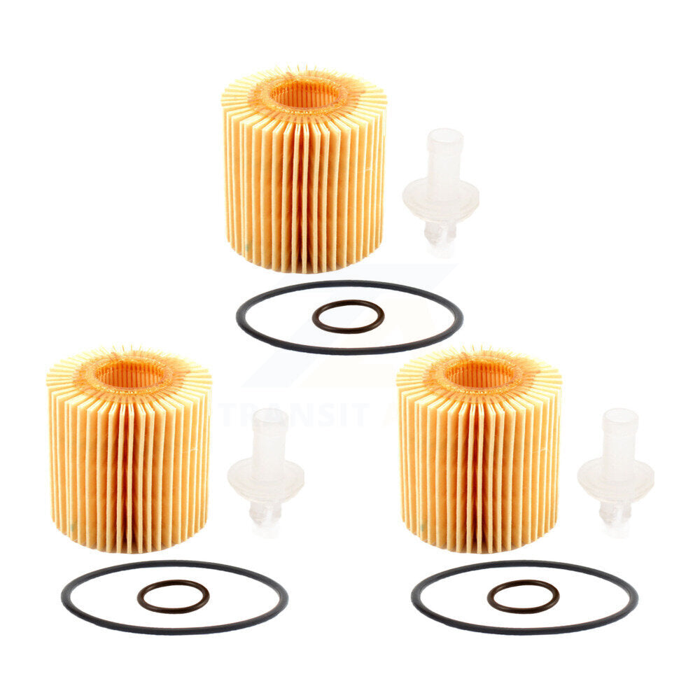 Filtre à huile à cartouche moteur (paquet de 3) pour Toyota RAV4 Camry Lexus Highlander tC