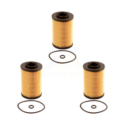 Filtre à huile à cartouche moteur (paquet de 3) pour Hyundai Santa Fe Genesis Coupé Sonata