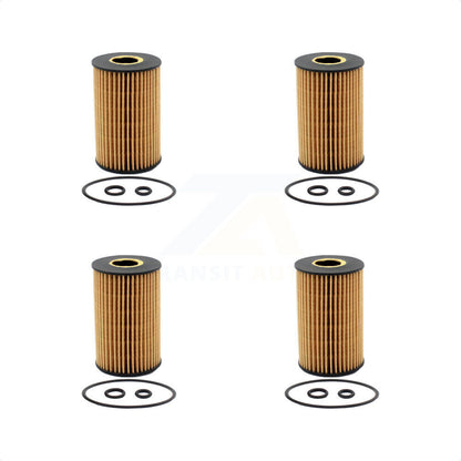 Filtre à huile à cartouche moteur (paquet de 4) pour Volkswagen Passat 2.0L 2012-2014