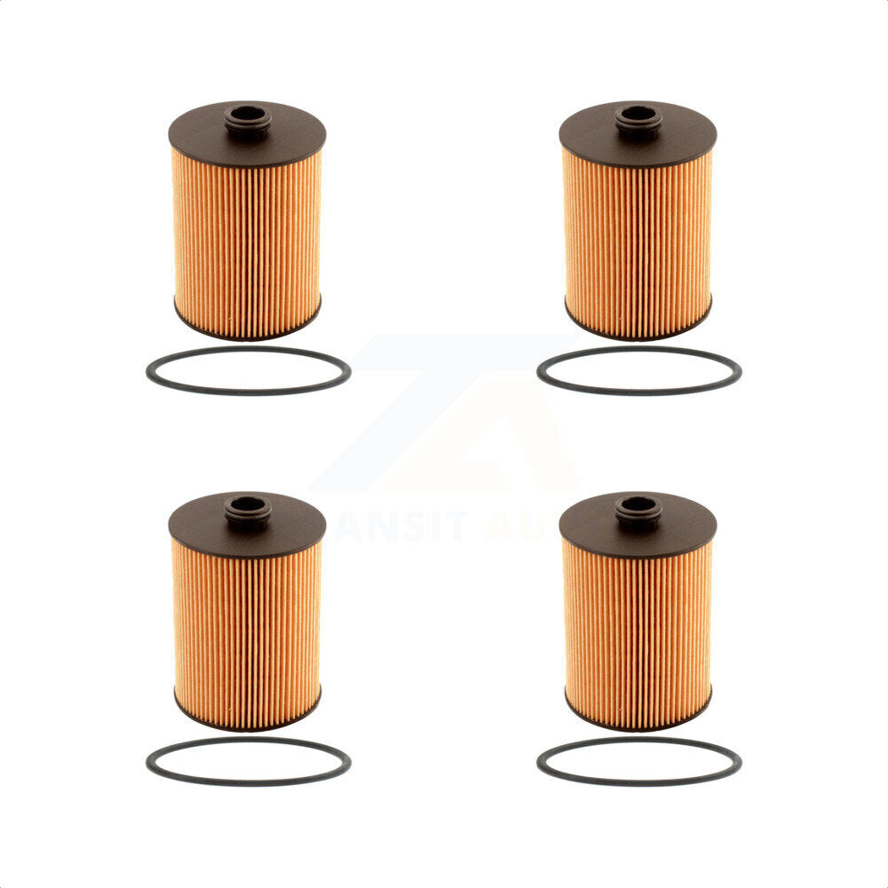 Filtre à huile à cartouche moteur (paquet de 4) pour Volkswagen Atlas Passat Cross Sport CC