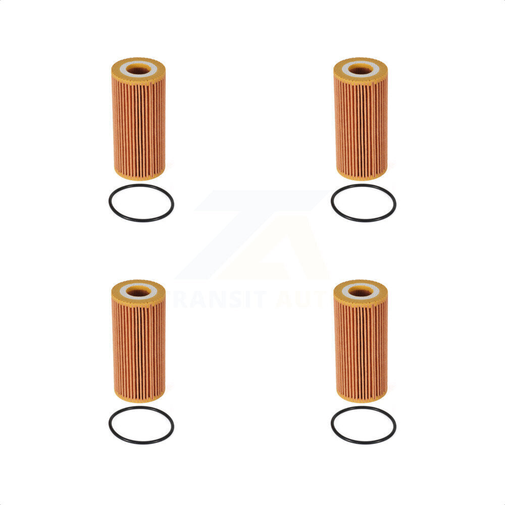 Filtre à huile à cartouche moteur (paquet de 4) pour Volkswagen Audi Jetta Tiguan Atlas Q5