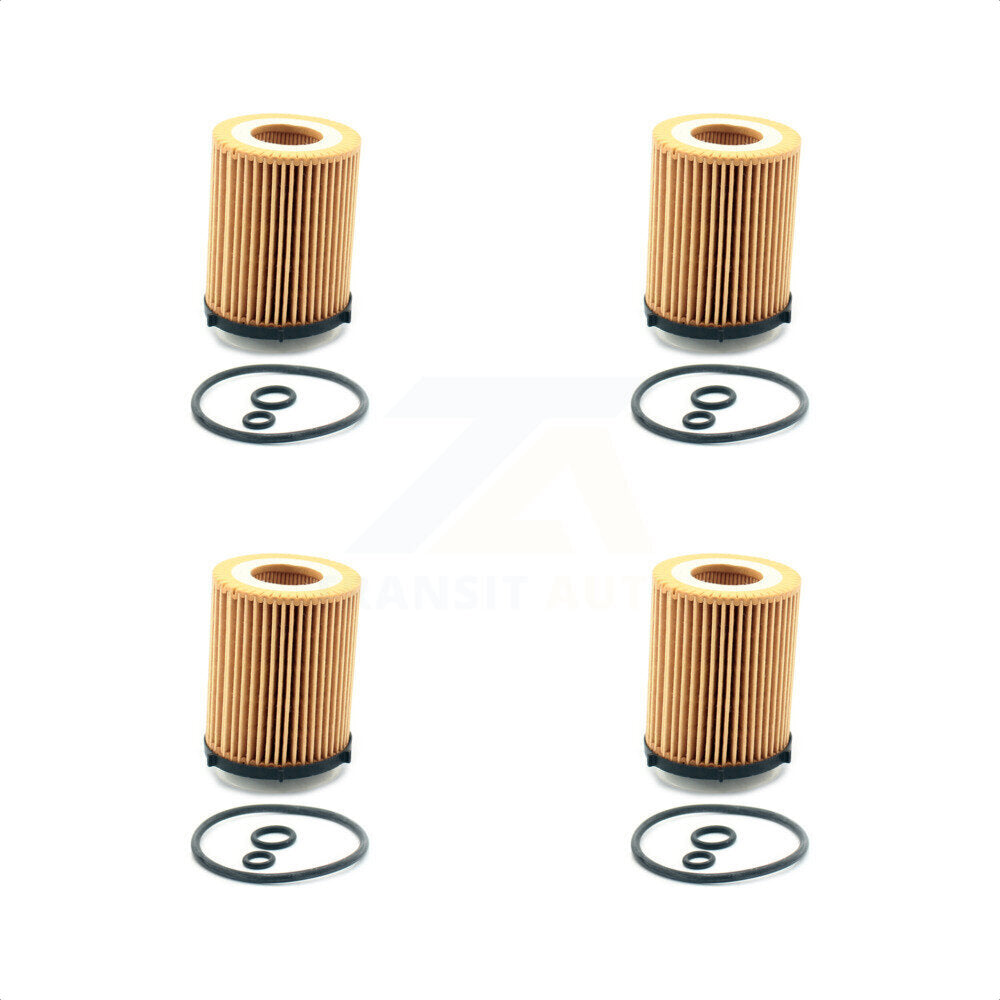 Filtre à huile à cartouche moteur (paquet de 4) pour Mercedes-Benz GLC300 C300 GLA250 CLA25