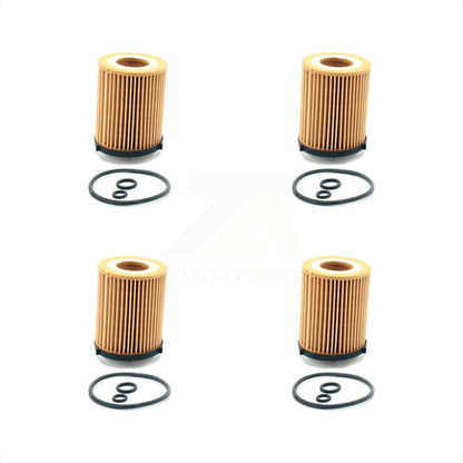 Filtre à huile à cartouche moteur (paquet de 4) pour Mercedes-Benz GLC300 C300 GLA250 CLA25