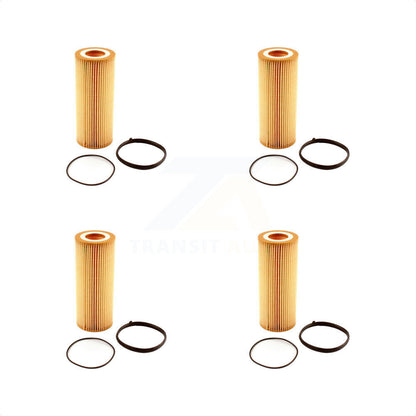 Filtre à huile à cartouche moteur (paquet de 4) pour Audi Q5 Porsche Cayenne A4 Quattro Q7