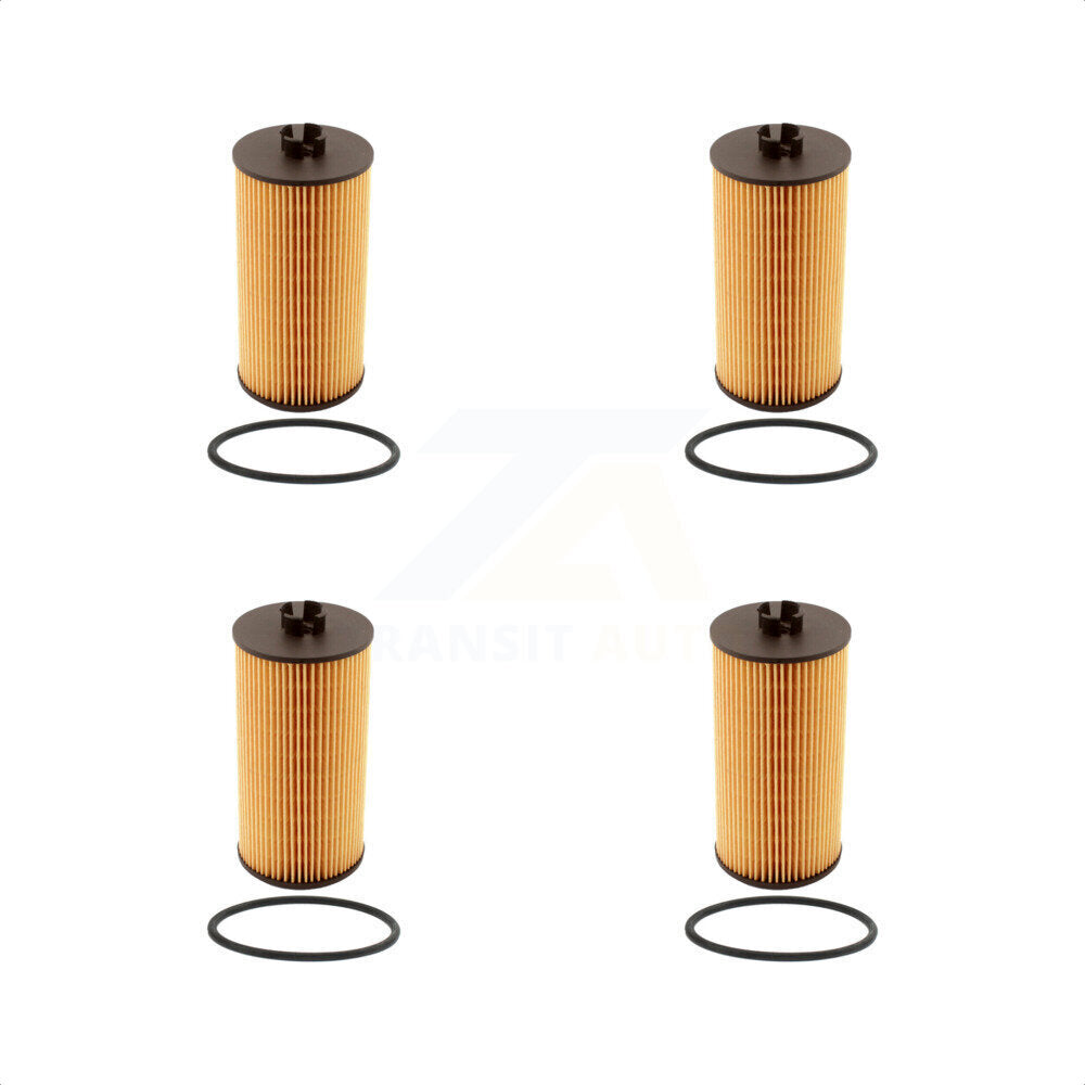 Filtre à huile à cartouche moteur (paquet de 4) pour Ford F-350 Super Duty F-250 E-350 Club