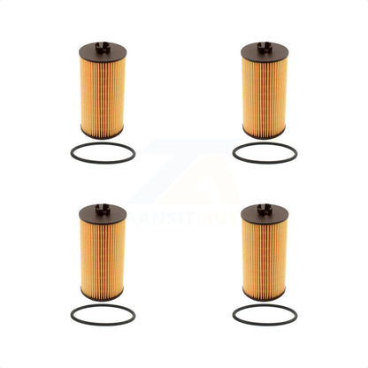 Filtre à huile à cartouche moteur (paquet de 4) pour Ford F-350 Super Duty F-250 E-350 Club