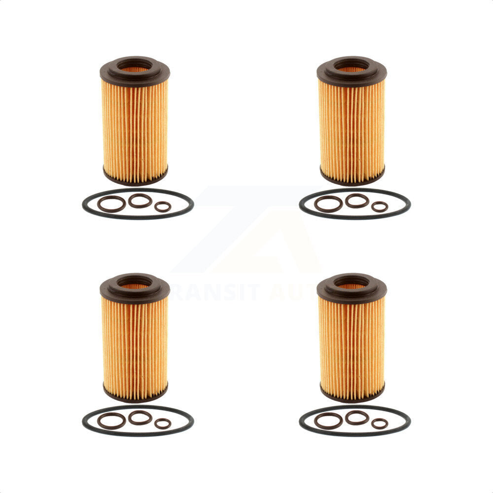 Filtre à huile à cartouche moteur (paquet de 4) pour Mercedes-Benz GLK350 C300 ML350 C250