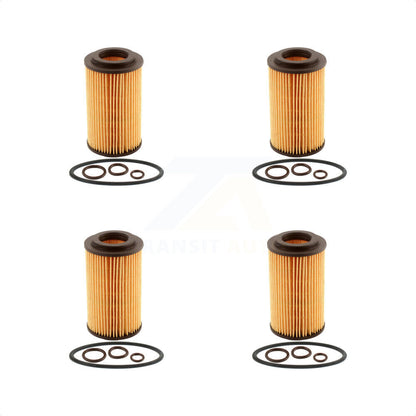 Filtre à huile à cartouche moteur (paquet de 4) pour Mercedes-Benz GLK350 C300 ML350 C250