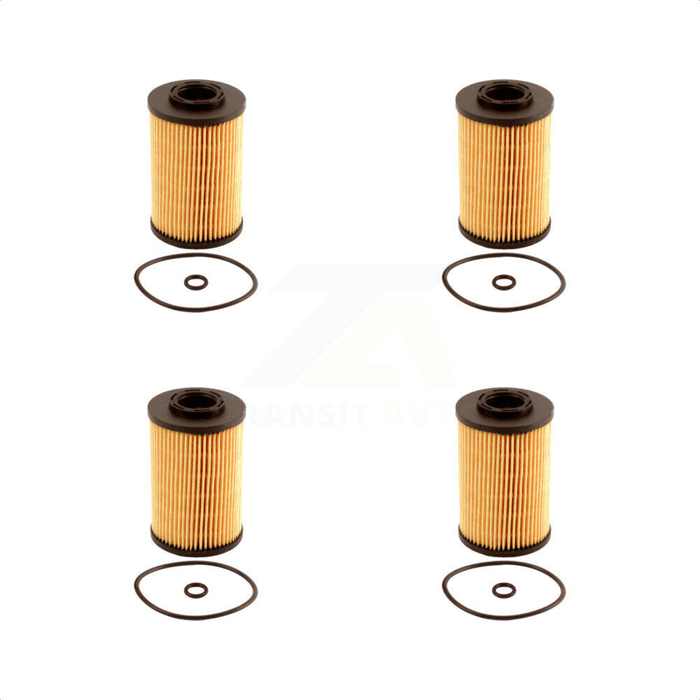 Filtre à huile à cartouche moteur (paquet de 4) pour Hyundai Santa Fe Genesis Coupé Sonata